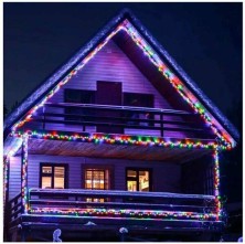 NCH-033  Гирлянда светодиодная катушка 50 м ,разноцветный с пультом