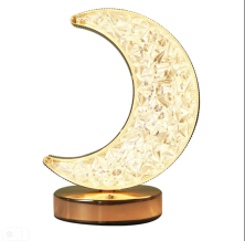 NL-100 Ночник LED Night Light Star Crystal Table Lamp светодиодный в виде луны