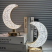 NL-100 Ночник LED Night Light Star Crystal Table Lamp светодиодный в виде луны