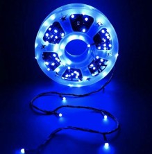 NCH-037 Гирлянда светодиодная катушка 50м, синий с пультом