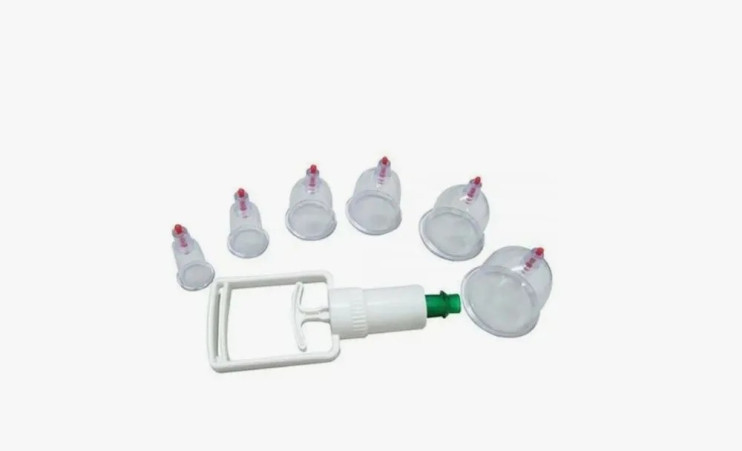 MS-186 Банки массажные вакуумные для домашней терапии 6шт 