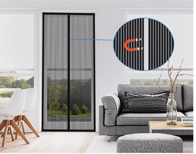 TV-911 Шторка Magic Mesh 110х210 см антимоскитная магнитная