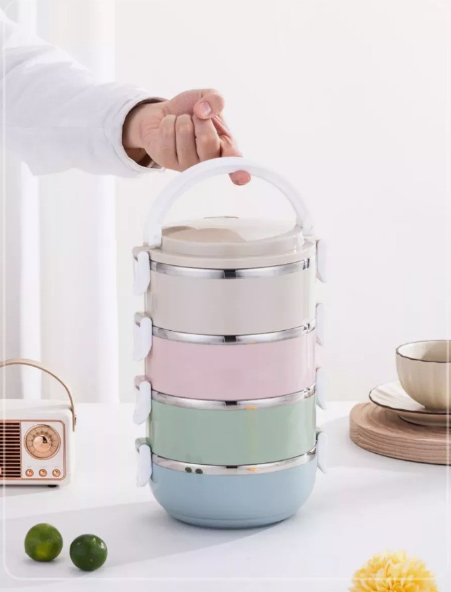 KP-361 Ланч бокс Lunch Box LB-7 четырёхъярусный