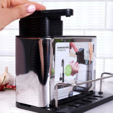 KP-476 Органайзер Stainless-Steel Storage Rack с дозатором  для кухни 