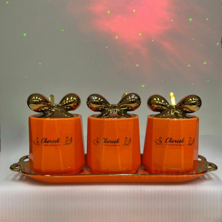 KP-140 Набор для сахара и соли 3 шт С-15