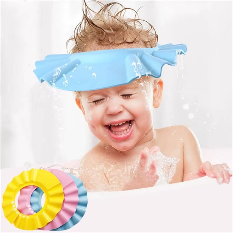 DT-655 Козырек Baby Bath Waterproof Shower Bonnet детский для купания