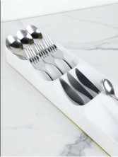 KP-802 Лоток  для столовых приборов белые