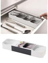 KP-802 Лоток  для столовых приборов белые