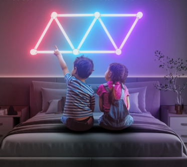 NL-200 Светильник Smart RGB 6+1 Wall Lights Gaming Rhythm Dancing Light настенный умный