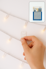 TL-022 Крючки для гирлянд и проводов самоклеящиеся  36 шт