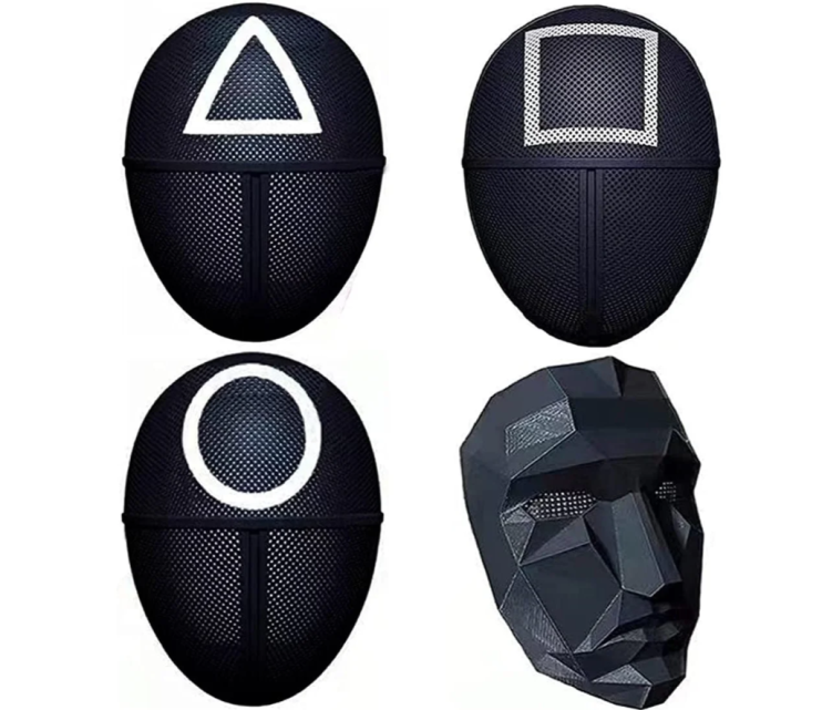 MS-378 Маска из "Squid Game" Игры в кальмара косплей-маска