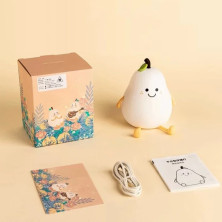 DT-130 Ночник-светильник Sleeping Lamp Cute Fruit Pear Груша силиконовый
