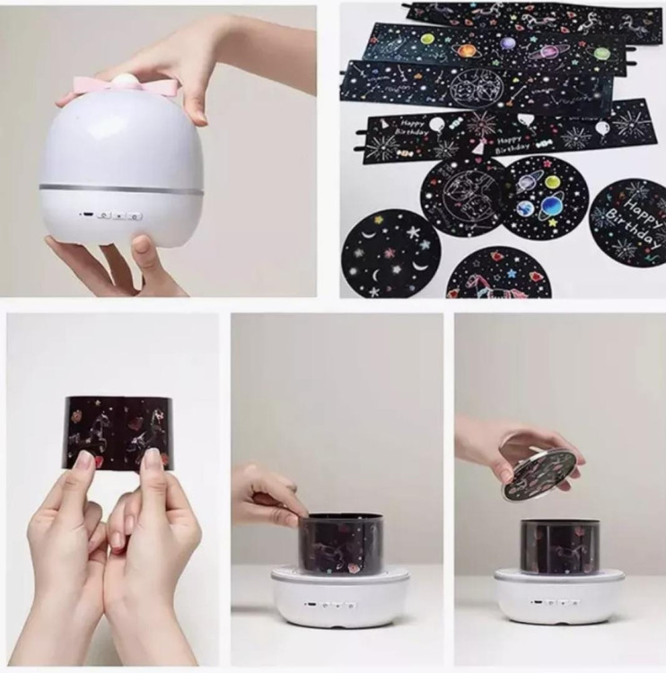 NCH-040-1 Ночник  Night Light проектор+Bluetooth