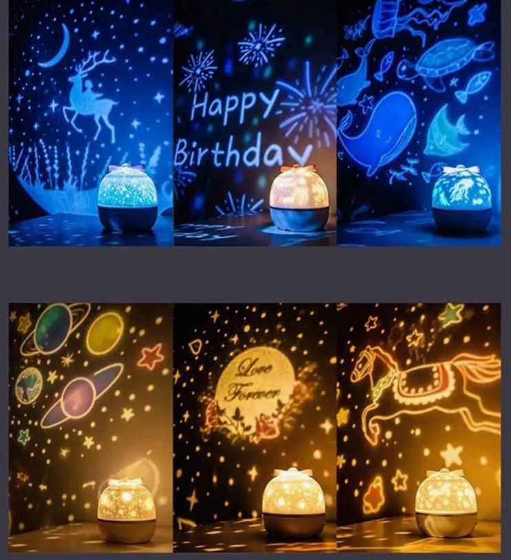 NCH-040-1 Ночник  Night Light проектор+Bluetooth