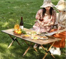 KP-723 Столик с сумкой бамбуковый