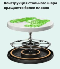 MS-014 Тренажер диск Breaking Limits вращающийся с эспандерами  для рук