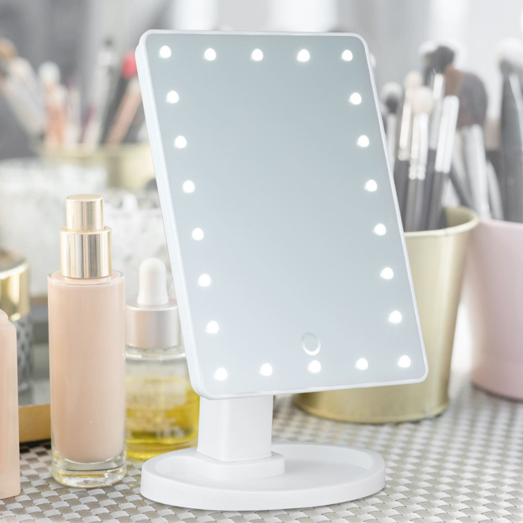 TDK-015-22L Зеркало Large Led Mirror 22L косметическое с подсветкой