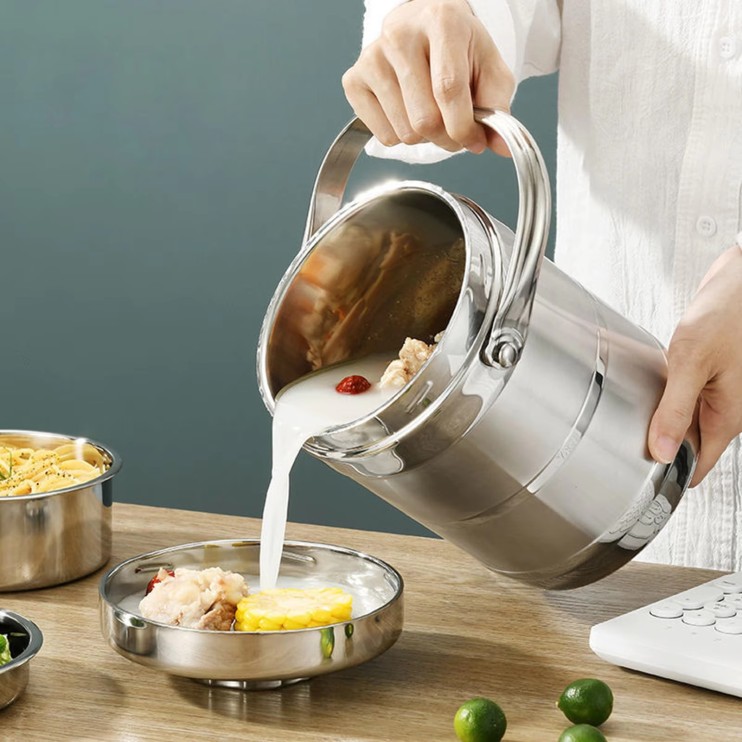 KP-352 Термоконтейнер Keep Warm Food 1.8 л металлический