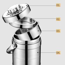 KP-352 Термоконтейнер Keep Warm Food 1.8 л металлический