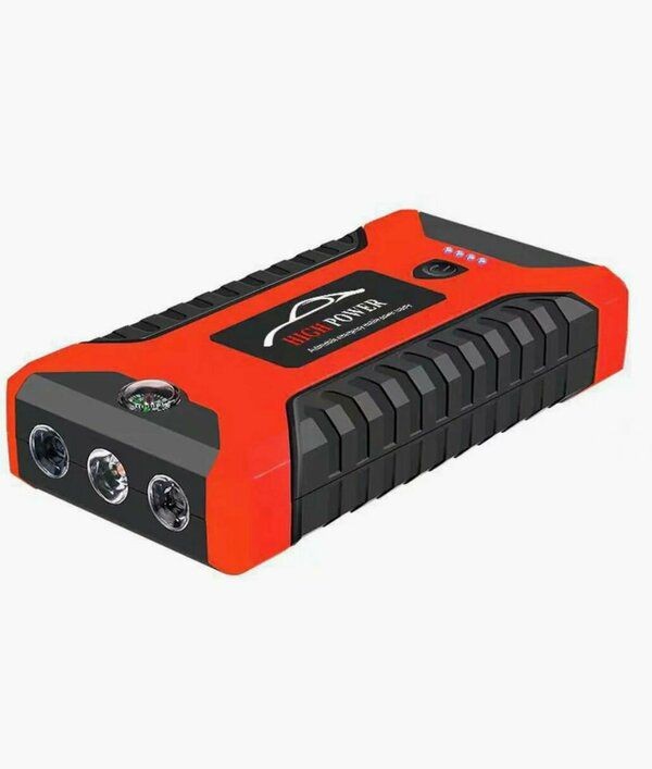 AV-777 Пусковое зарядное устройство High Power для автомобиля с компрессором в кейсе