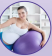 MS-243 Шар Yoga Balls для йоги  75см