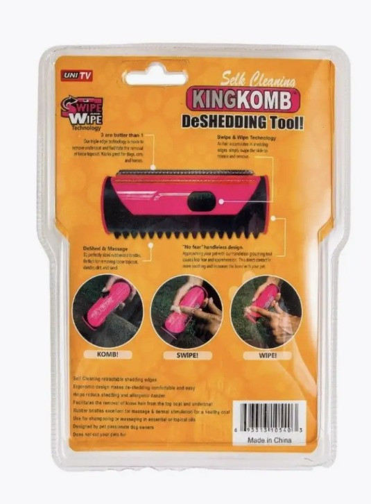 TV-406 Расческа KINGKOMB фурминатор для собак