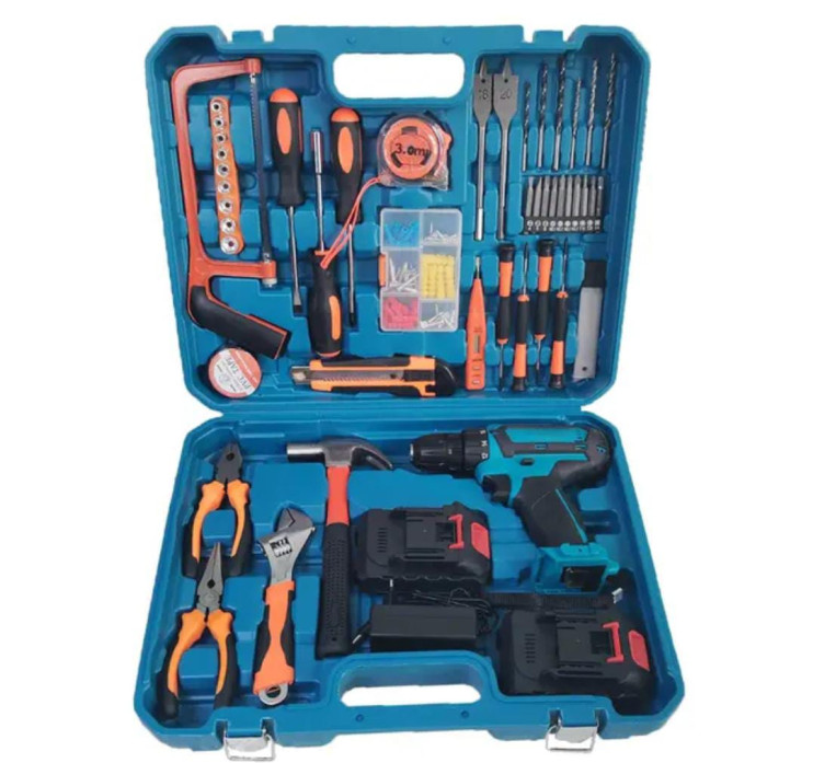 IN-173 Шуруповерт-набор инструментов OK в кейсе