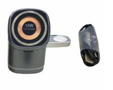 AV-215 Держатель Magnetic Wireless Charger 3 in 1  автомобильный 