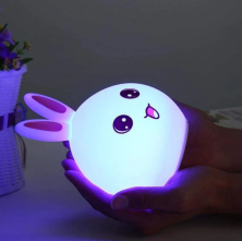 RZ-020 Ночник-светильник силиконовый зайчик