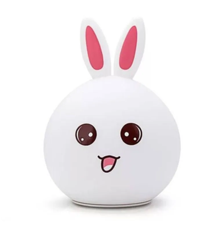 RZ-020 Ночник-светильник силиконовый зайчик