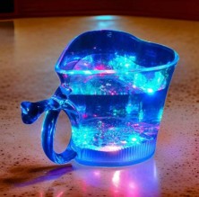 PS-030  Стакан  Inductive Rainbow SR1604 с подсветкой и ручкой 