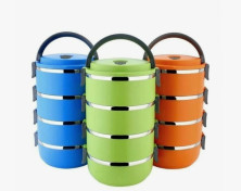 KP-082 Ланч бокс Lunch Box четырёхъярусный