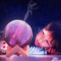 NCH-020-13C Ночник-светильник Humidifier Moon Lamp 13 см цветной с увлажнителем 