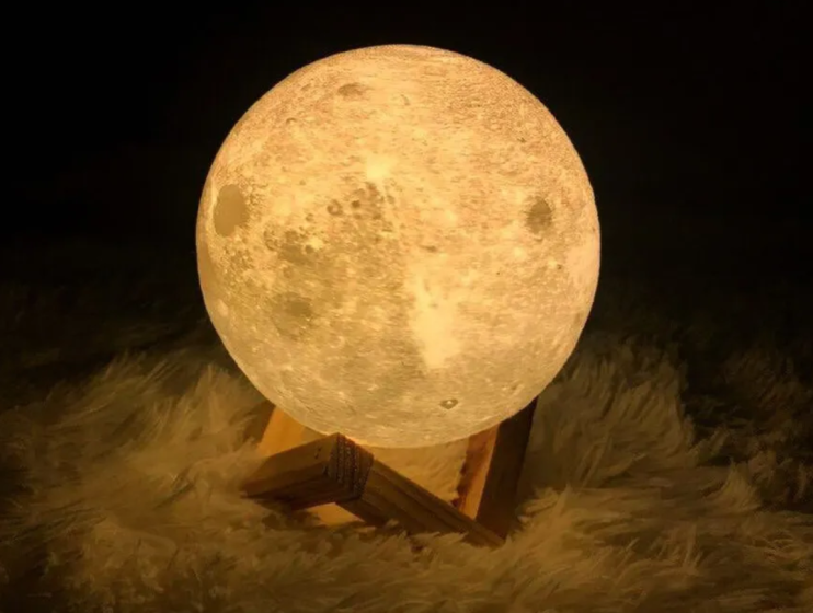 NCH-024-13 Ночник-светильник 3D Moon Light 12 см