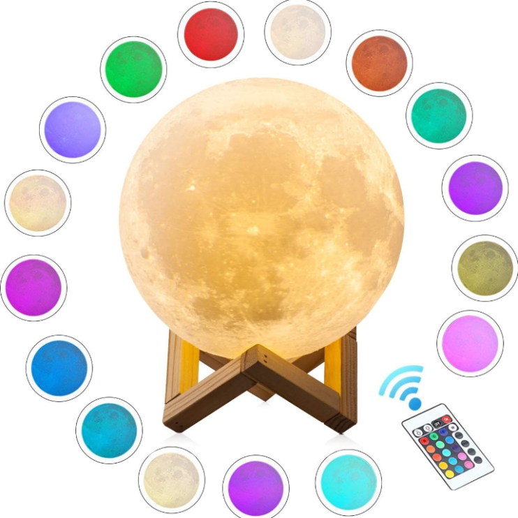 NCH-024-13 Ночник-светильник 3D Moon Light 12 см