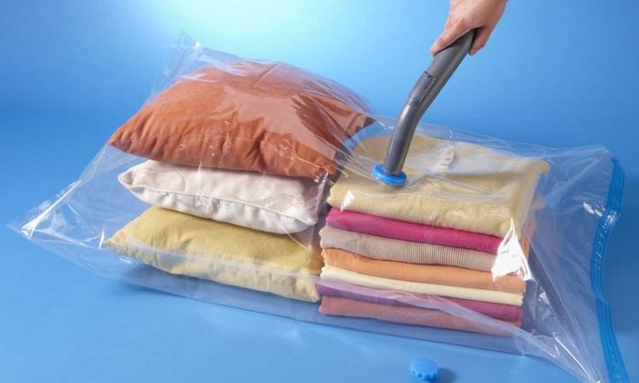 TV-015 Пакет For Clothing вакумный для хранения одежды 70х100