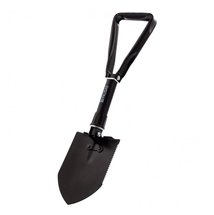 LT-001 Лопатка походная складная большая с киркой в чехле 