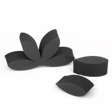 TDK-096 Спонж для макияжа (черный) 6 лепестков