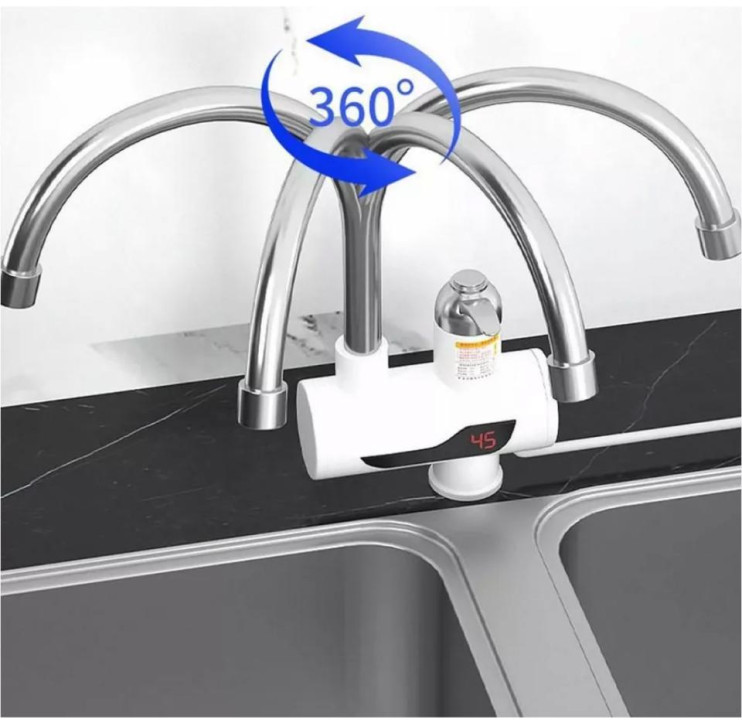 DOM-009 Водонагреватель проточный c дисплеем