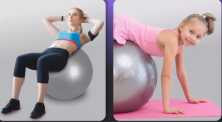 MS-244 Шар Yoga Ballas  для йоги  65см