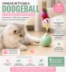TV-030 Мяч Pet dodgeball автоматический движущийся с лазером для кошек с пером, интерактивная игрушка для домашних питомцев ,Usb- зарядка